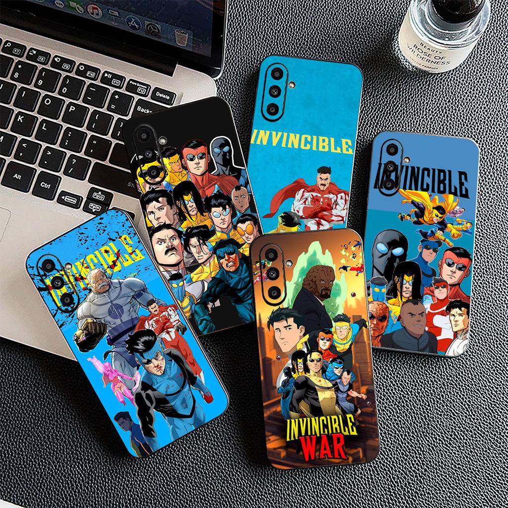 Omnis I-Invincibles Man Silicone Cover for Samsung Galaxy S25 S24 S23 FE Ultra Plus S7 Edge S25+ S24+ A56 5G + Coque Phone Case