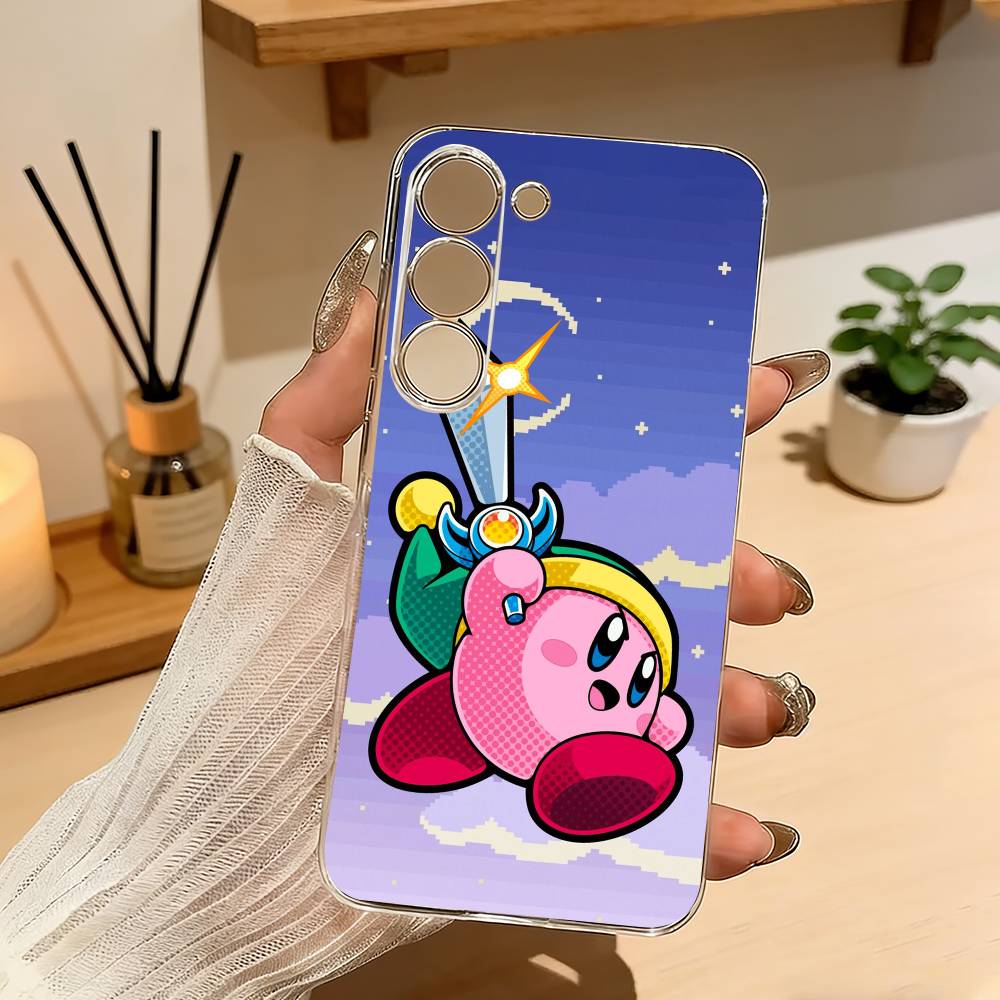 Cartoon Pink K-Kirbys-KK Phone Case For Samsung A10 A12 A31 A40 A70 Transparent Cover