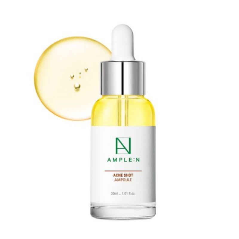 AMPLE:N Acne Shot Ampoule 30ml – Blemish Care Soothing Serum for Acne-Prone & Oily Skin