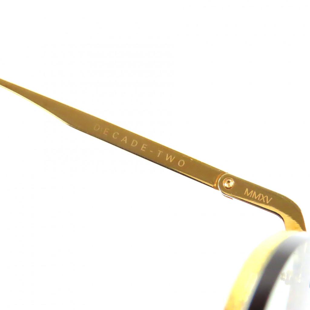 Pristine DITA Sunglasses DECADE-TWO Gold Mens DRX-2082-L Used