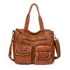 Retro Fashion Motorcycle Women's Bag  New Versatile High Quality Travel Bag - Large Capacity Commuter Simple Shoulder Bag