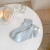 Women's Summer Thin Sweet Breathable Boneless Heel Bow Short Socks