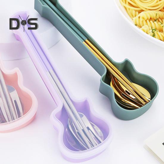 3 sztuk/zestaw zastawa stołowa zestaw sztućców piknikowych Food Grade mała wysoka wytrzymałość łyżka kempingowa widelec zestaw pałeczek