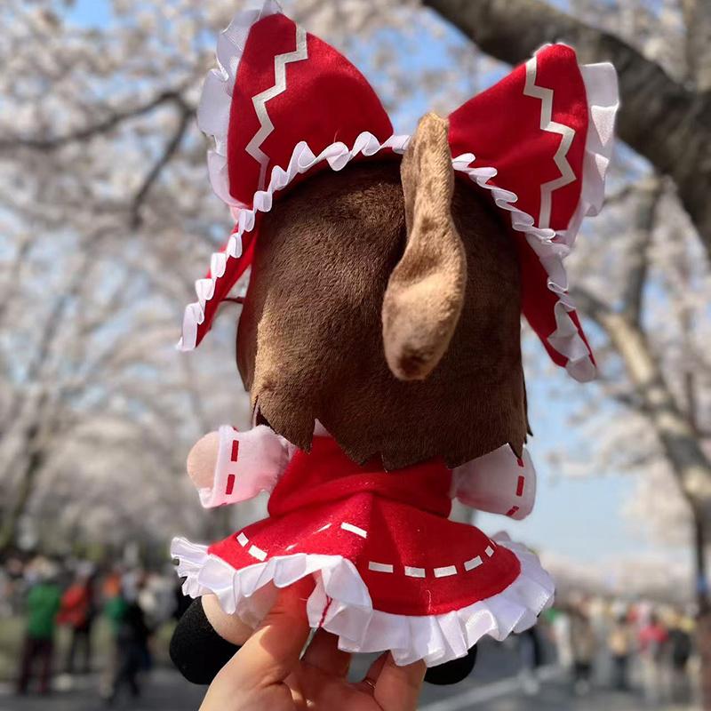 Real Picture TouHou Project Fumo Plush Toy Hakurei Reimu Komeiji Satori Kirisame Marisa Stuffed Anime Plushies Gifts Girl