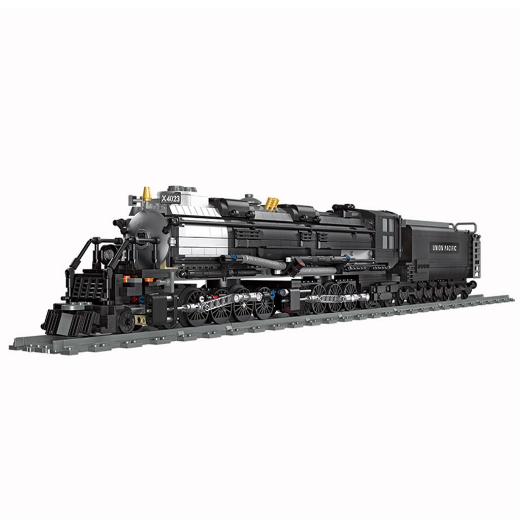 Oichy Steam Locomotive Building Blocks Set, Toy Vehicle, Car Kit, Plastic Model Compatible, DIY Crafts, Building, Time Killer, STEM Educational Toy