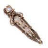 Crystal Quartz Jewelry, 999 Copper Wire Wrapped Pendant Handmade Gemstone Jewelry, Gifts For Wife Brand New Pendant