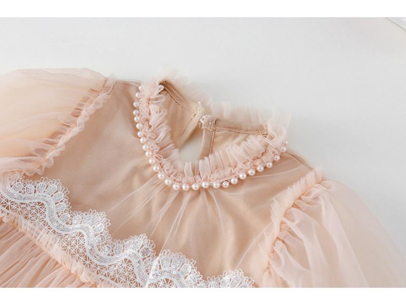 Frühlingsspitze Spleiß Puffiger Tüll Prinzessinnenkleid für Babymädchen