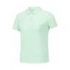 Godri Fashion Simple Moisture-Wicking Quick-Dry Short Sleeve Polo Shirt Women Tops Light-Water-Green P225W210-01XB