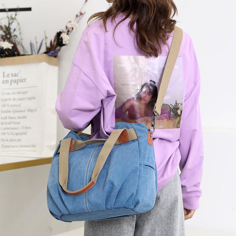 Vintage Shoulder Crossbody Women's Handbag Canvas Bag AVE