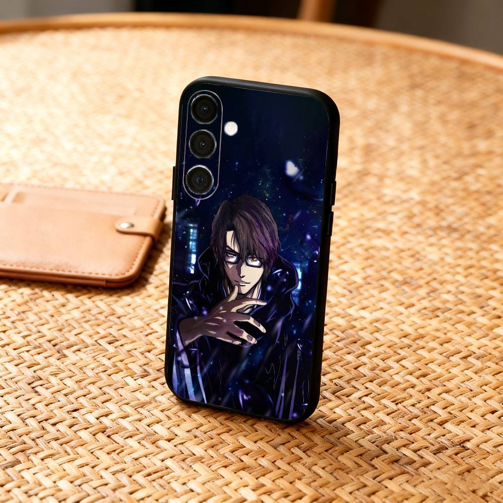 B-Bleach Anime A-Aizen Phone Case For Samsung A73,72,71,53,52,51,22,91,80, Soft Black Cover