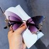 Luxury Women'S Diamond Butterfly Sunglasses Women Brand Shades  Vintage Rimless Oversized Sun Glasses Ladies Eyewear