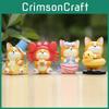 Corgi Cartoon Action Figure Model Marine Animal Doll Desktop Gifts Ornaments