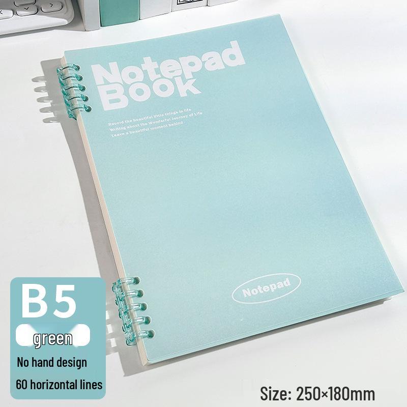 Ergonomic B5 Ring Binder Notebook – High-Value, Detachable Coil, Minimalist Design for Students