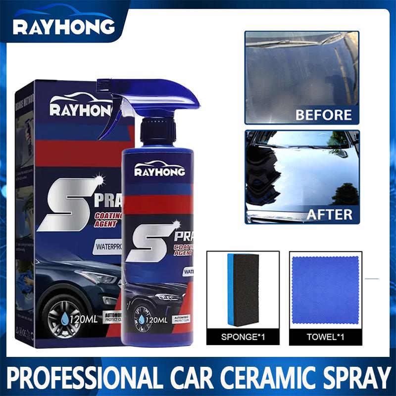 3 In 1 Quick Coating Spray Car Wash Ceramic Spray Waterless High Protection Car Shield Coating Car Paint Repair Wax Polish