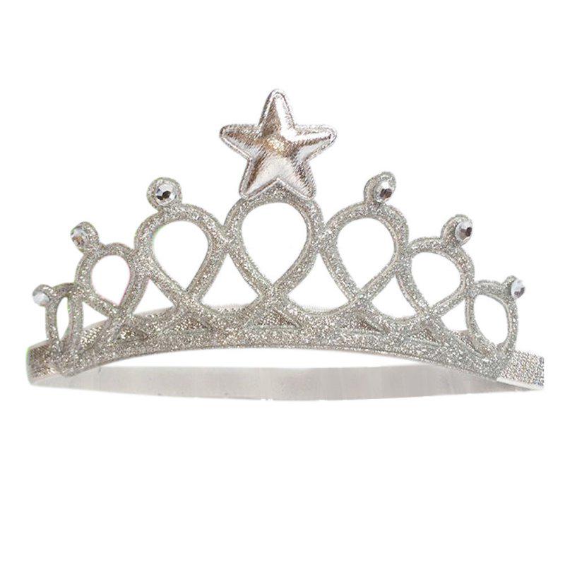 

Детские повязки на голову для девочек в виде короны, милые украшения для волос на день рождения, свадьбу, искусственная кожа, сплошной цвет