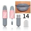 Halloween Lipgloss-Set, 3-teiliger nicht-klebender glänzender Lippenstift, glitzernde lila und schwarze Lippenfarben, langanhaltend, nicht abfärbend