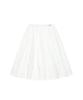 Ohesio Shirring Tiered Maxi Skirt, White
