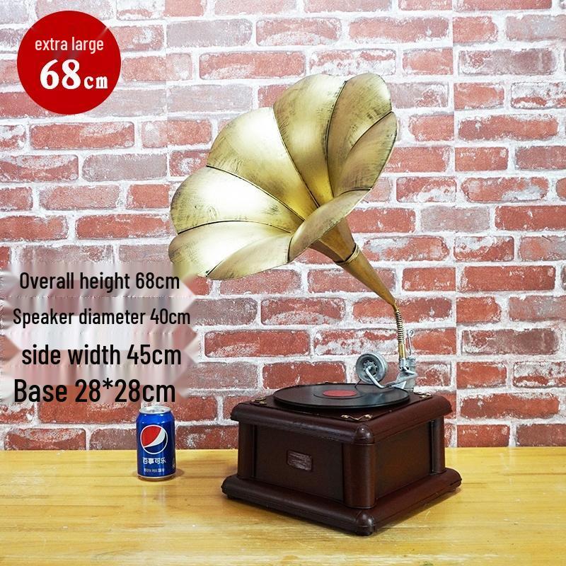 

Vintage Iron Art Phonograph Model