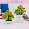 Fruit Tree Desktop Decor With Silk Material For Office And Photography Displays