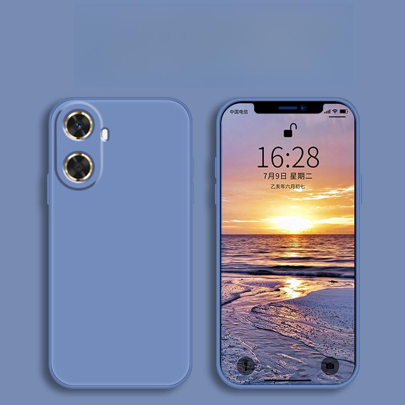 Applicable To Vivoiqooneo7pro Mobile Phone Case Protection Case Liquid Soft Silicone Full-cover Anti-fall Case for Men and Women
