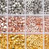 1440pcs CCB Spacer Beads Set 18 Grids Love Round Loose Bead for DIY Bracelet Necklace Earrings Jewelry Making Accessories Kits