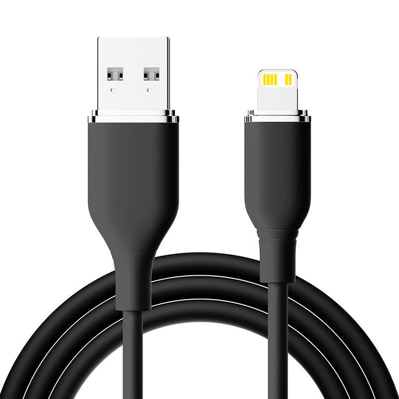 Factory 5A PD Fast Charging Liquid Silicone Type-C PVC Jacket USB Cable 1/2/3M Mobile Phone Flex iPhone for for
