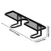 Bathroom Sink Shelf Over Faucet U-shaped Washbasin Storage Rack 19.69 Inch No-Drill Quick Drainage Over The Bathroom Sink Shelf