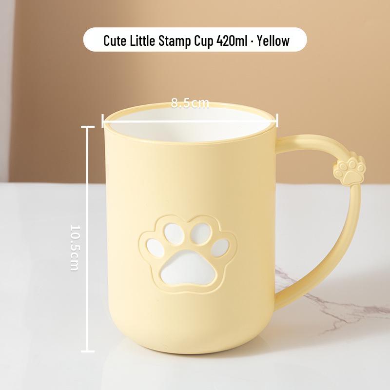 Creative Thickened Cat Paw Toothbrush Cup for Home & Dorm Use