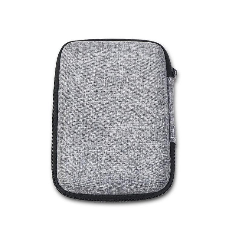 Nylon EVA Charger and Cable Box, Portable Storage Bag with Compartments