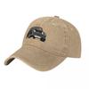Black Austin Morris Mini with white stripes Baseball Cap Beach Bag Hat Unisex Hat Unisex Luxury hiking hat Unisexs Hats Womens