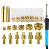Threaded Inserts Soldering Tips Set M2/M3/M4/M5/M6/M8 Threaded Inserts Heat-Resistant Heater Adapter With Welding Parts