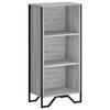 VidaXL Bookcase Sonoma Grey 50x31x106 Cm Engineered Wood, Shelf, Bookshelf, Storage Shelf, Cabinet 848607