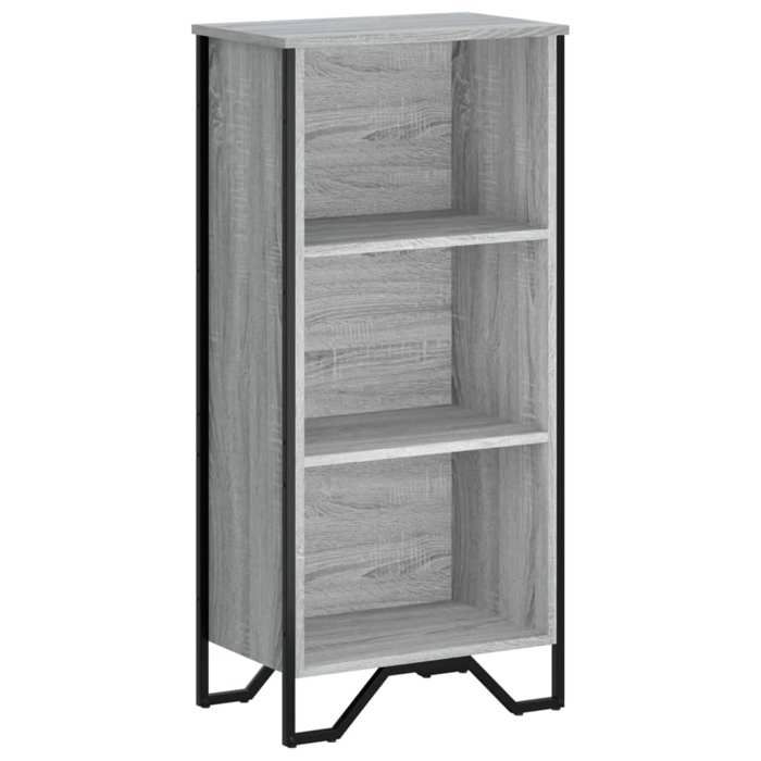 VidaXL Bookcase Sonoma Grey 50x31x106 Cm Engineered Wood, Shelf, Bookshelf, Storage Shelf, Cabinet 848607