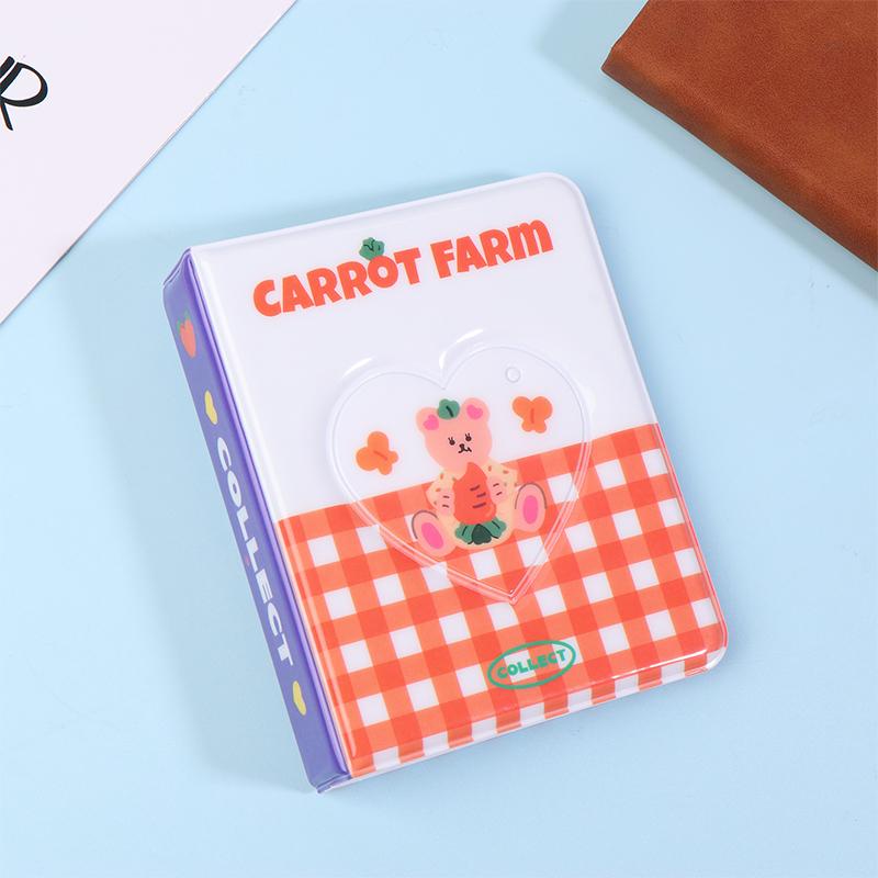 Cartoon Animals 3 Inch Album Star Photo Small Card Storage Album Cute Idol Picture Postcard Kpop Card Binder Card Book