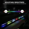 140/55.1inch Universal Car RGB Atmosphere Lamp LED Ambient Lights USB APP Remote Neon Light Strip Vehicle Decoration