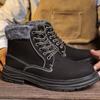 Winterstiefel für Herren High-Top-Schuhe Winter Herren Outdoor Schneestiefel Herren Baumwollstiefel Herren Winterschuhe Trekkingschuhe Herren