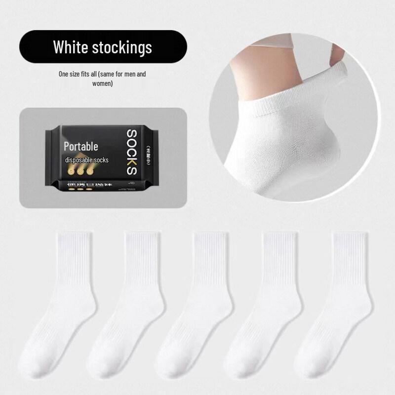 Kashicong Disposable Travel Socks One Size