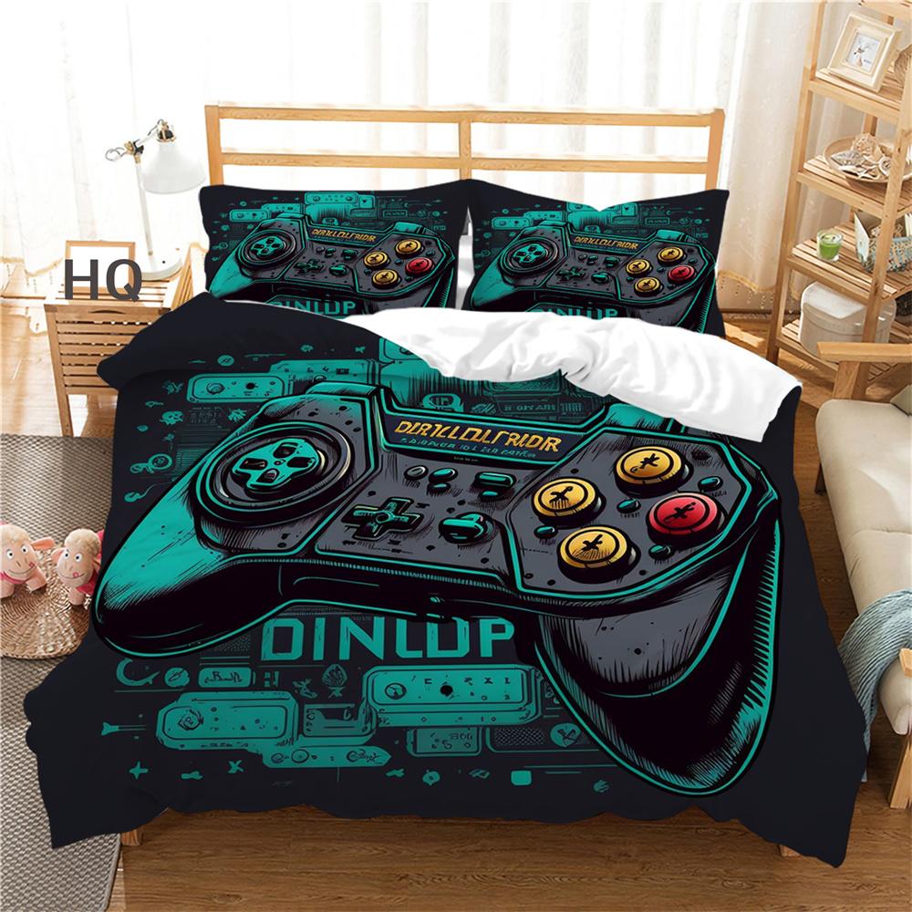 Trösterbezug-Set für Teenager, 3D-Spielekonsolen-Druck, Heimtextilien aus hochwertigem Polyester