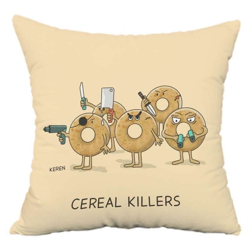 Cartoon Sofa Pillowcase Dormitory Decoration Office Living Room Home Pillowcase