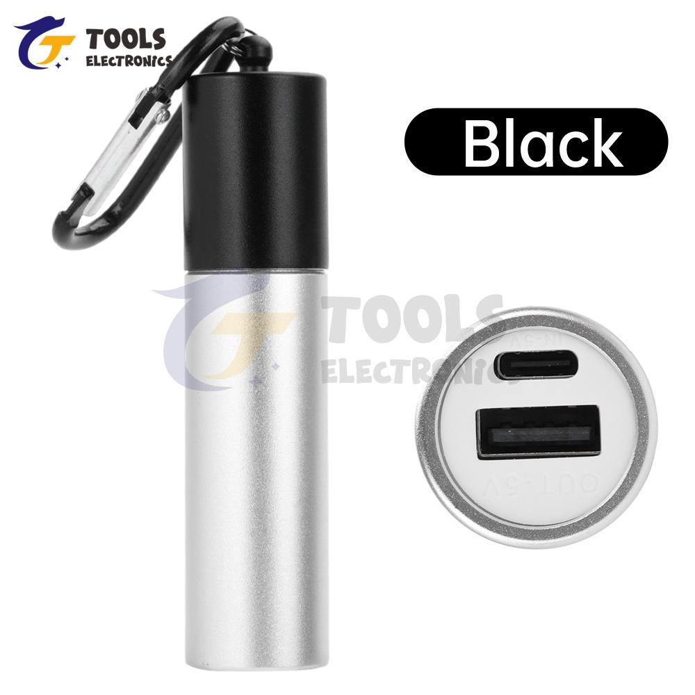 Portable Battery Box Tpye C USB 5V2A Power Bank Case 18650/21700 Mobile Power Kits DIY Charger Box Kit Universal Cell Phones