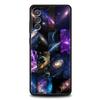 Universe Starry Sky Moon Phone Case for Samsung Galaxy A55 A35 A17 A07 A15 A13 A25 A51 A71 A72 A73 A32 A52 A52S A41 5G Soft TPU