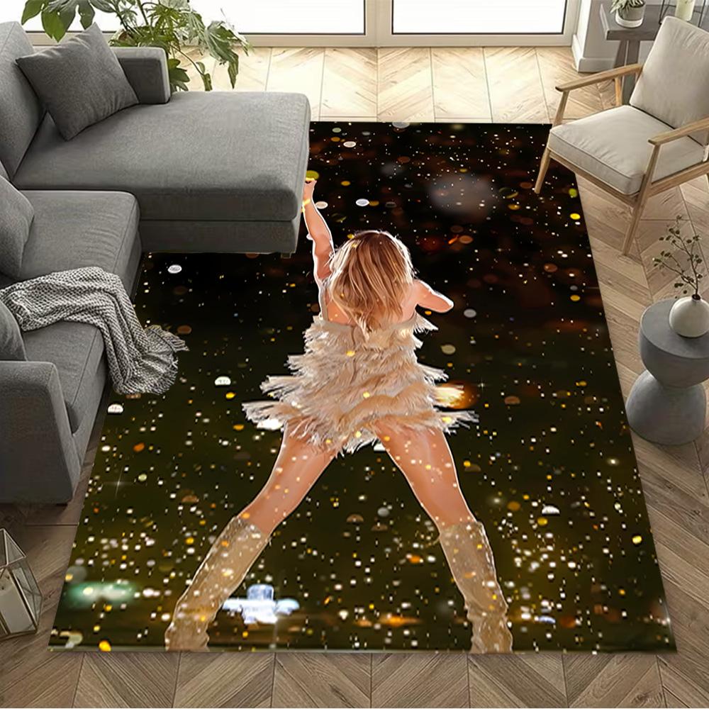 Taylor Swift Celebration Area Rug Suitable for Playrooms Dormitory Entryway Bedrooms Antislip Carpet Anime Office Decor Spiritual Gift