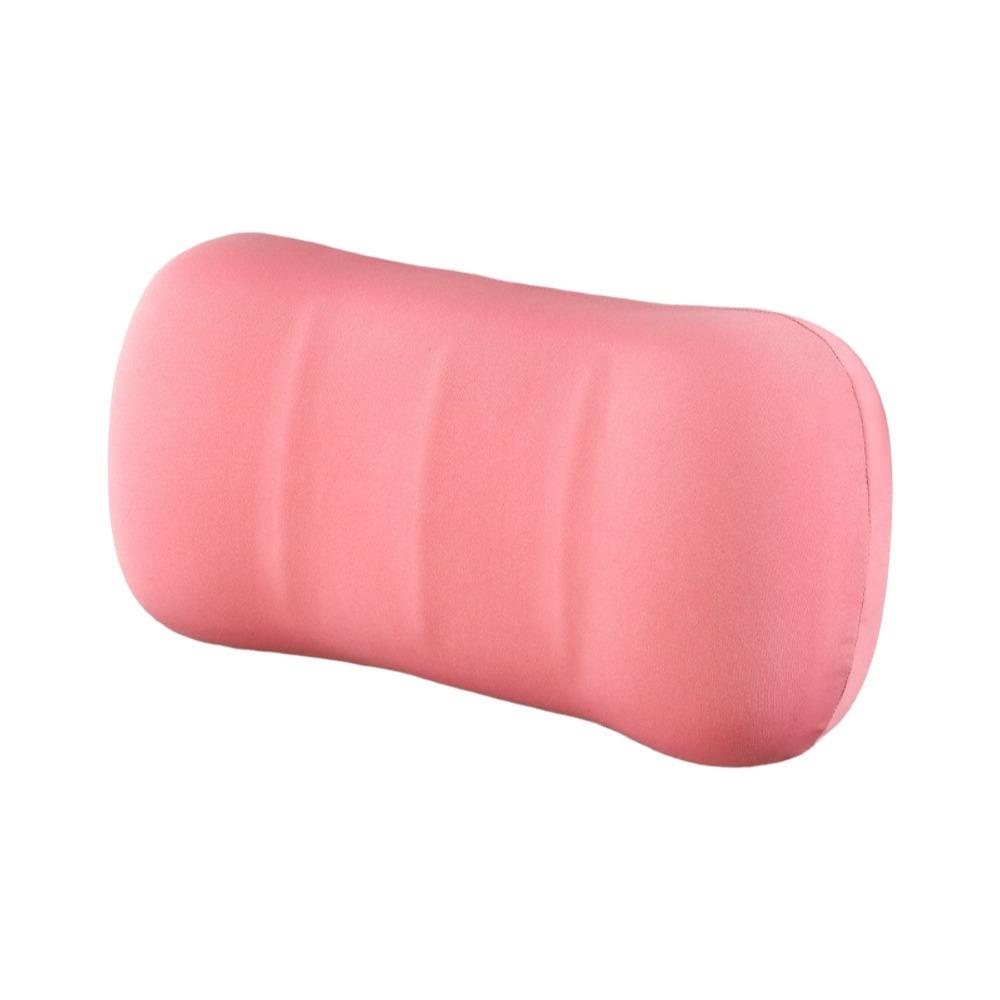 

Support Cushion Portable Office Nap Pillow Ergonomic Small Neck Pillow Headrest Cushion Slow Rebound Lumbar Pillow Camping рожевий