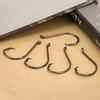 100Pcs 8/0# High Carbon Steel Sharp Fish Hooks with Barb Lure Bait Fishing Tackle