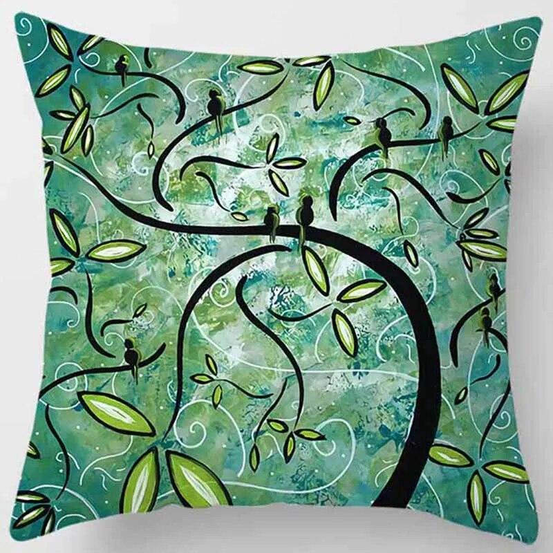 

Абстрактная живопись Коллекция Дизайн Наволочка Домашний Офис Декор Квадрат 40x40cm