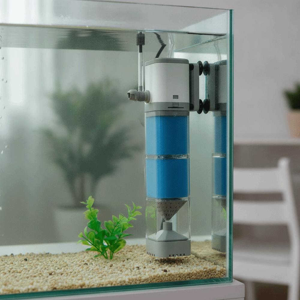 Low Noise Fish Tank Submersible Filter Removable Fish Stool Filter Collector  Aquarium