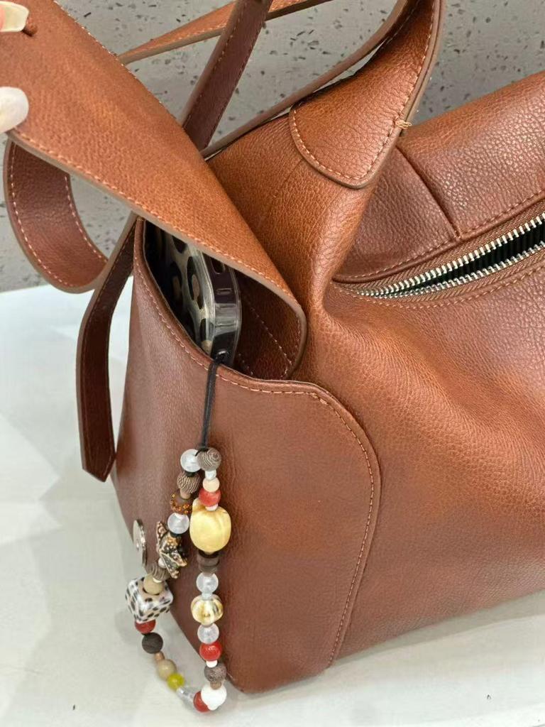 2025 Korean Style Women's Large Capacity Genuine Leather Crossbody Bag