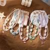 Starfish Shell Necklace Double Layer Seashell Choker Vintage Clavicle Chain  Women