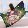 Bee And Puppycat Anime Big Microfiber Beach Towels Quick Dry Towel Sand Beach Towels Pool Towel for Travel Swim Pool Yoga