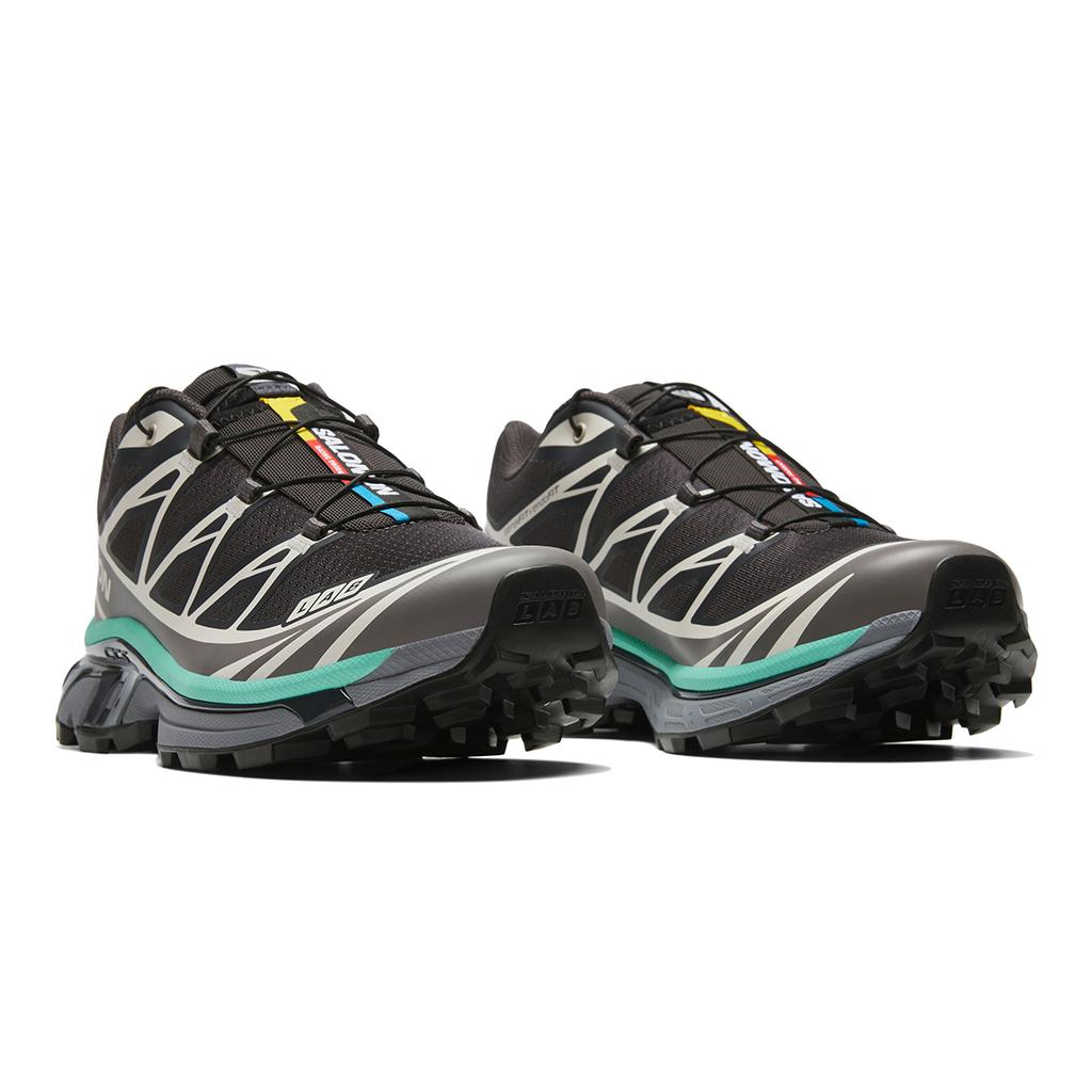 SALOMON XT-6 Dziewięć Żelazny Wodospad Unisex Trampki Szary Srebrny L47620500